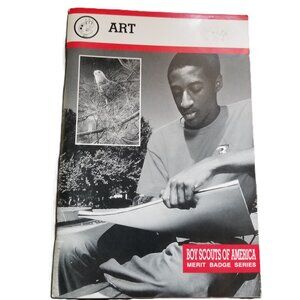 Boy Scouts Art Merit Badge Booklet BSA Copyright 2001 Printing 2005 Vintage
